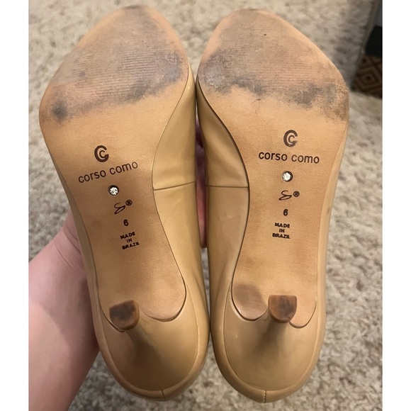Corso Como Tan Linden Almond Toe Pumps Size 6 - Picture 6 of 6